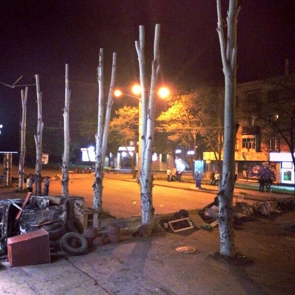 Burnt Kramatorsk Сожженный Краматорск