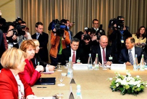 The meeting in Ukraine in Geneva lasts for the seventh hour. PHOTO reportage