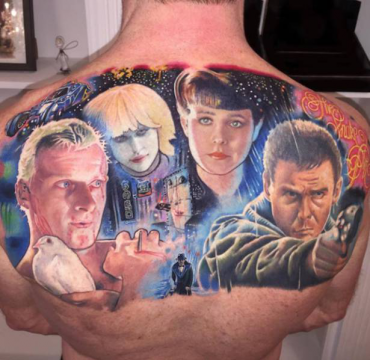 Tattoos featuring famous heroes