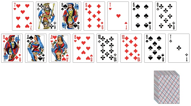 Divination by four aces