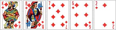 5 cards of the same suit