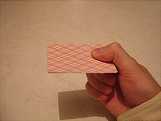 Substitution of cards for a sandwich