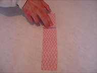 On a table covered with a cloth