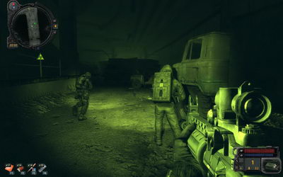 S.T.A.L.K.E.R .: Call of Pripyat. Pursuit Зов Припяти. Путепровод