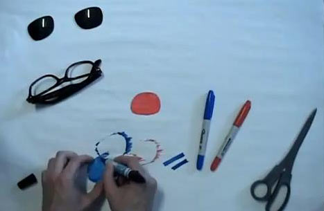 Making 3d glasses