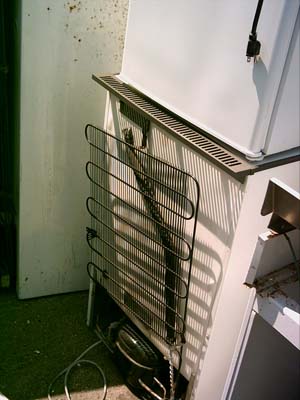 Old refrigerator