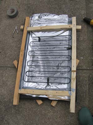 Homemade solar collector