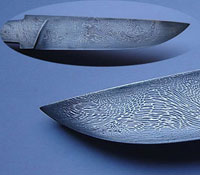 How to make a knife from Damascus steel