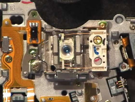 DVD in disassembled form