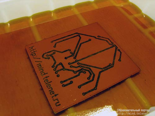 Etching of printed circuit boards