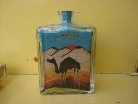 Picture of colored sand