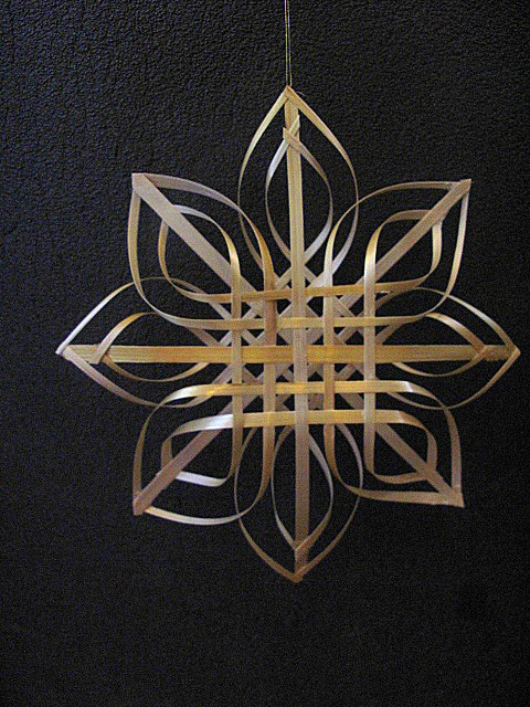 Homemade snowflake