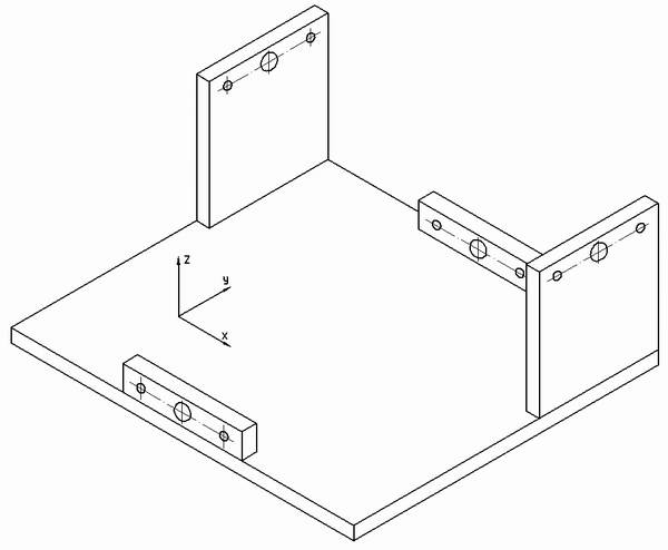 Machine bed