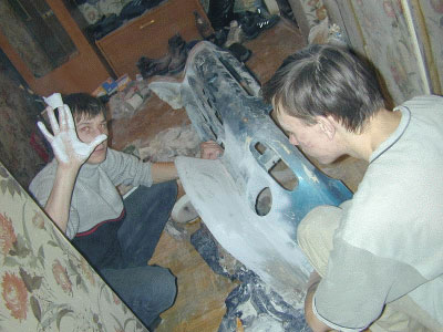 Home-made weather-cloth