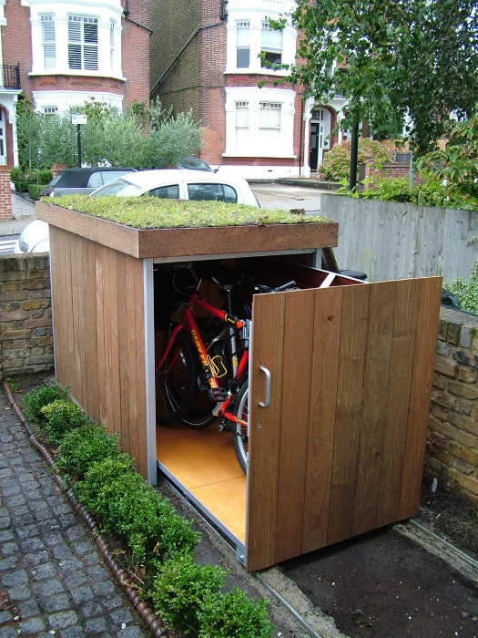 Гараж для велосипедов - Скрытые системы, которые помогут спрятать все лишнеев доме