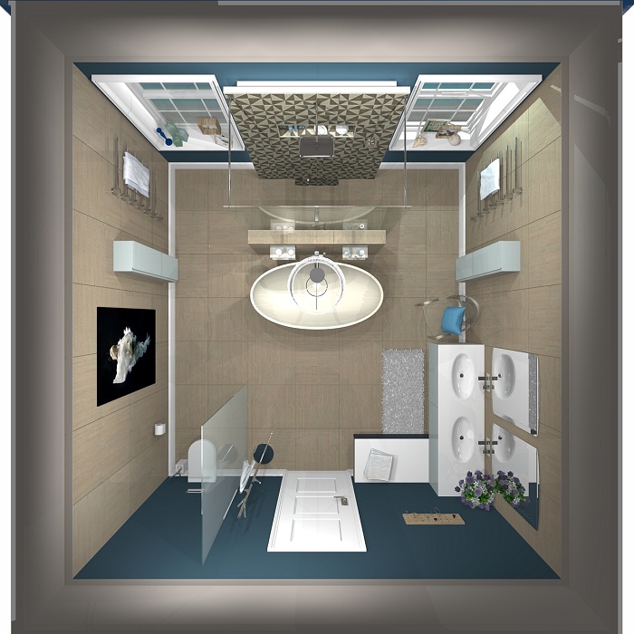 Ideas for the correct design of a small bathroom Идеи по правильному оформлению маленькой ванной комнаты