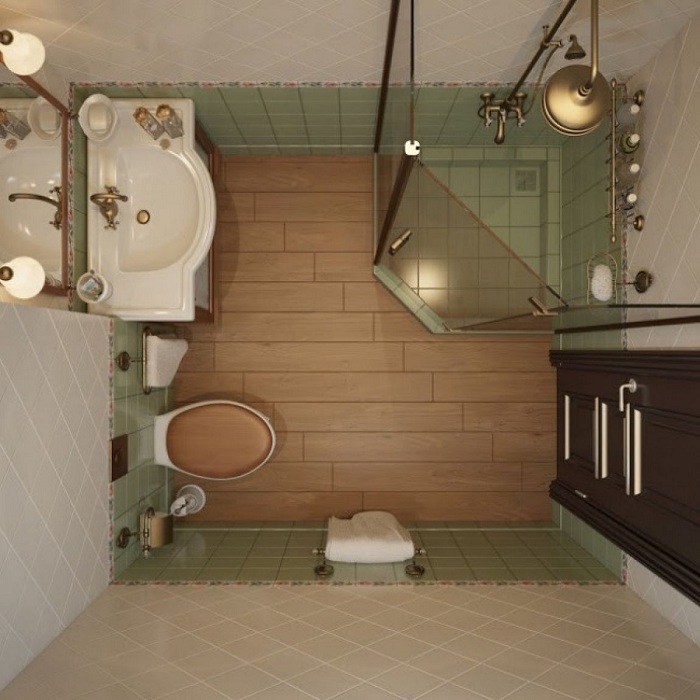 Ideas for the correct design of a small bathroom Идеи по правильному оформлению маленькой ванной комнаты