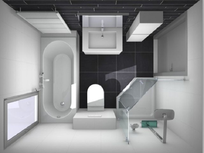 Ideas for the correct design of a small bathroom Идеи по правильному оформлению маленькой ванной комнаты