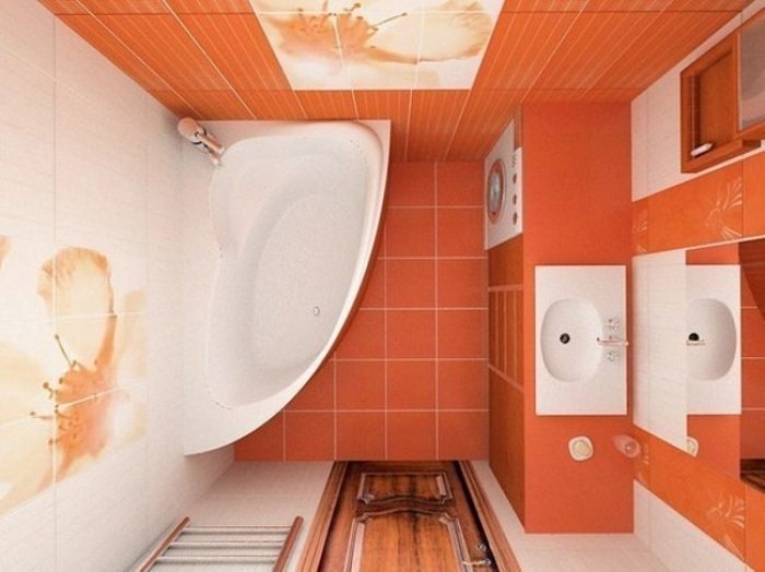 Ideas for the correct design of a small bathroom Идеи по правильному оформлению маленькой ванной комнаты