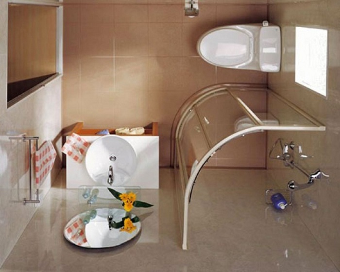 Ideas for the correct design of a small bathroom Идеи по правильному оформлению маленькой ванной комнаты