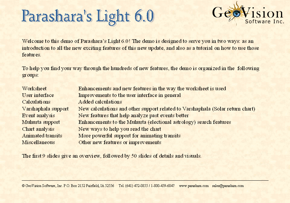 Parashara's Light / Parashara's Lai