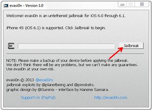 Джейлбрейк evasi0n iOS 6.0 & 6.1.2