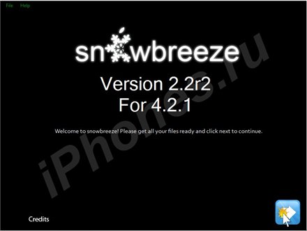 Sn0wbreeze We collect custom firmware 4.2.1