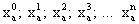 Standardization series for a given display