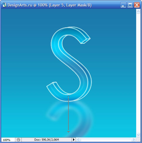 3D logo for the site in PhotoShop