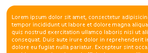 Round corners in CSS