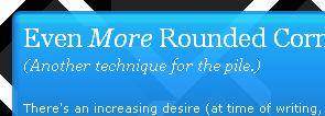 More round corners with CSS
