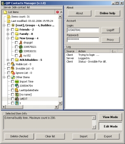 Flip QIP contacts