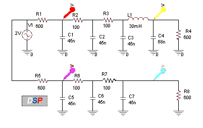 Filter scheme for telephone modems
