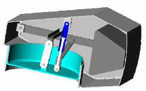 sectional view of the float element