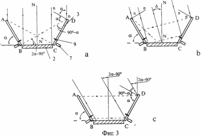 Solar energy module for converting the received electromagnetic radiation SYSTEM AND ITS ORIENTATION