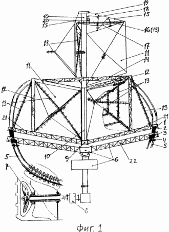 WIND POWER INSTALLATION USING PYRAMIDAL WIND MOTOR