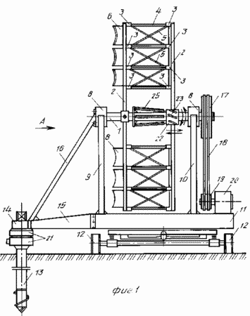 Wind turbines with sailing-propeller engine