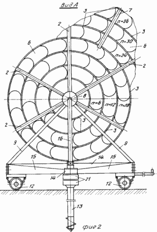 Wind turbines with sailing-propeller engine