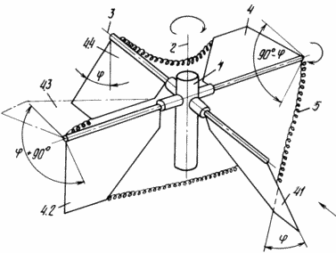 WIND MOTOR WITH VERTICAL AXIS OF ROTATION