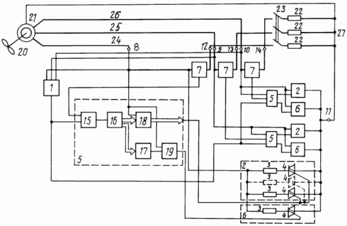 DEVICE FOR FREQUENCY REGULATION OF N-PHASE ELECTRIC UNITS