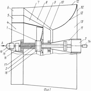 VETROELECTRIC POWER STATION WITH HIGHER EFFICIENCY. Patent of the Russian Federation RU2231679