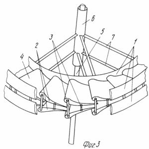 DEVICE FOR TRANSFORMING THE ENERGY OF WAVES TO THE ENERGY OF THE MECHANICAL MOTION OF THE DEVICE AND THE WAVE POWER PLANT