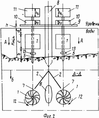 HYDRAULIC WHEEL BEARING HYDRO with blades