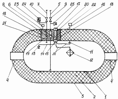 DEVICE FOR STORAGE AND SUPPLY OF CRYOGENIC PRODUCTS