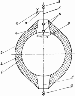 VESSEL FOR STORAGE OF CRYOGENIC LIQUID
