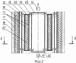 The induction heating apparatus fluids in pipes. Russian Federation Patent RU2120703