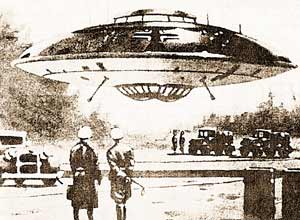 The only flight Belonets disk. Figure-reconstruction.
