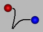 The scheme for the production of an electron and a positron from a unipolar field
