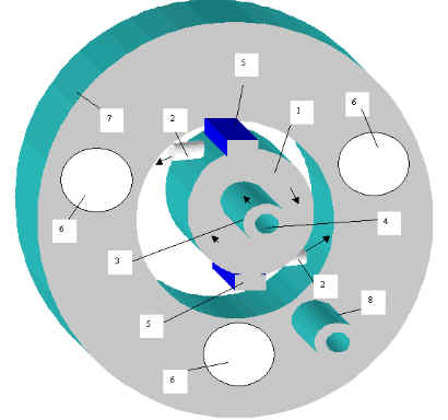 Swirling combined EHD gidroenergouzel "gidroturbina- elgenerator"