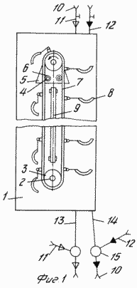 The motor converts gravitational energy into mechanical energy. Russian Federation Patent RU2079705